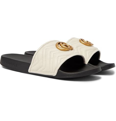 where to buy real white gucci pursuit slides|gucci slides saks fifth.